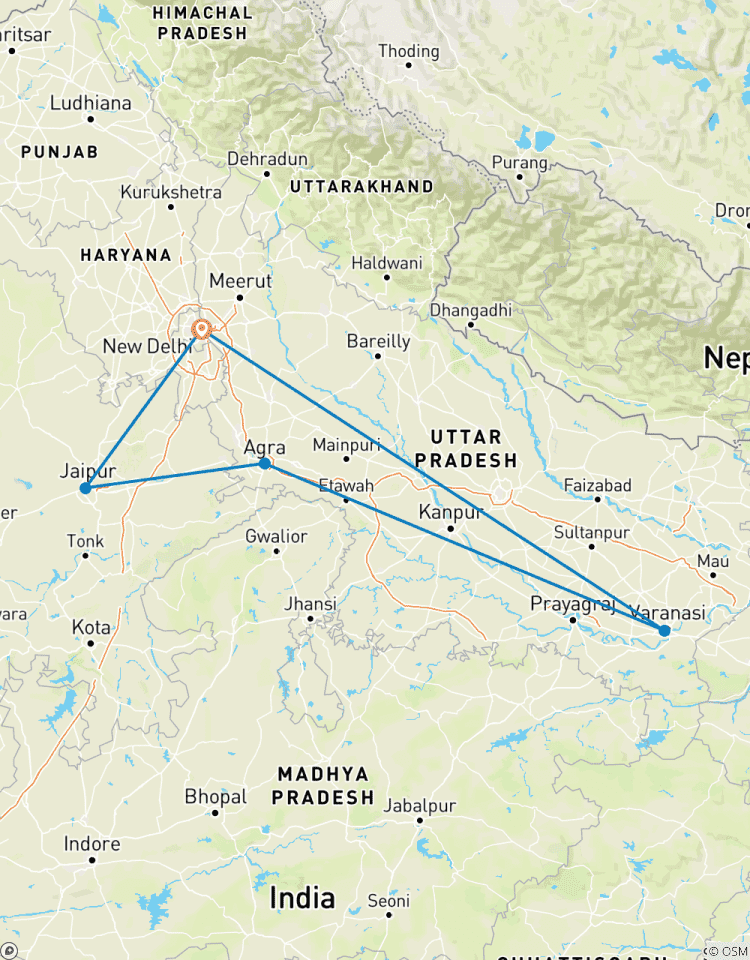 Escapade indienne circuit