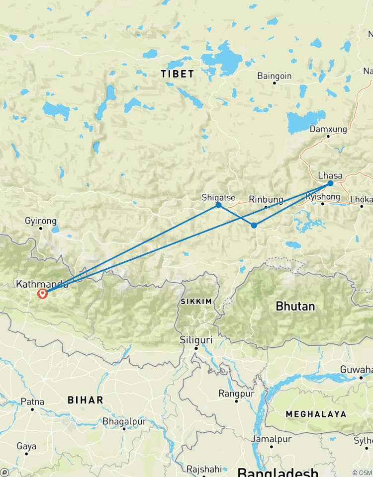 Tibet Mandala Abenteuerreise Rundreise