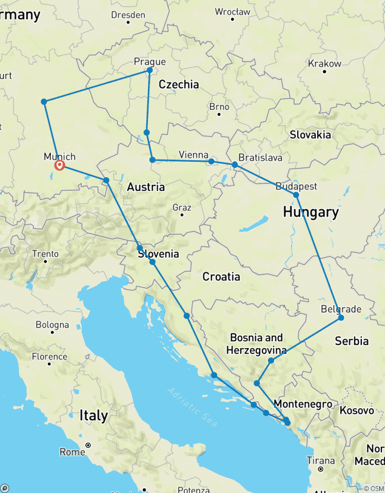 Circuito Delicias croatas y orientales