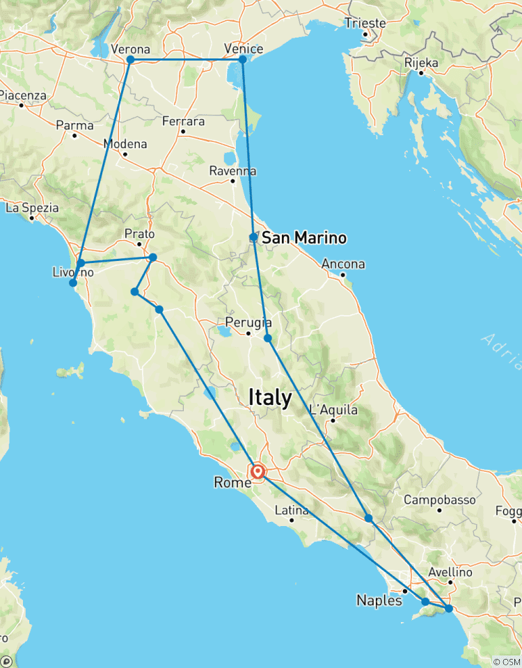 Circuito Delicias italianas