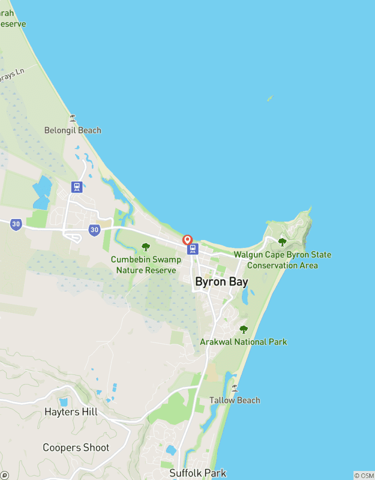 Byron Bay Surfunterricht 1/2 Tage Rundreise