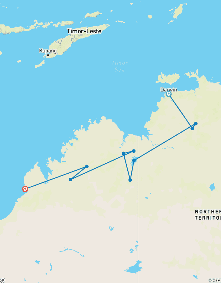 Darwin nach Broome 4WD Kimberley Rundreise