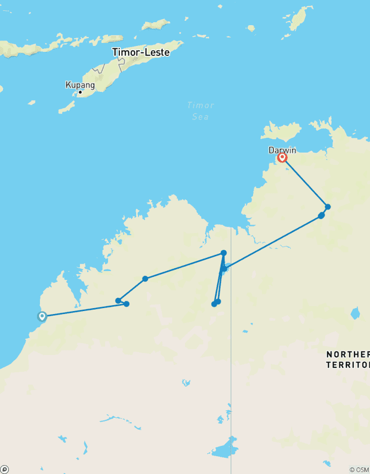 Broome nach Darwin 4WD Kimberley Rundreise