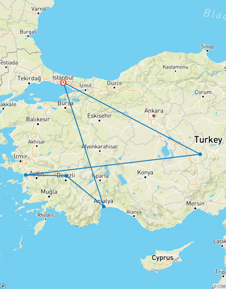 Turkey\'s Peak Destinations by Flights 9 Day Tour Tour