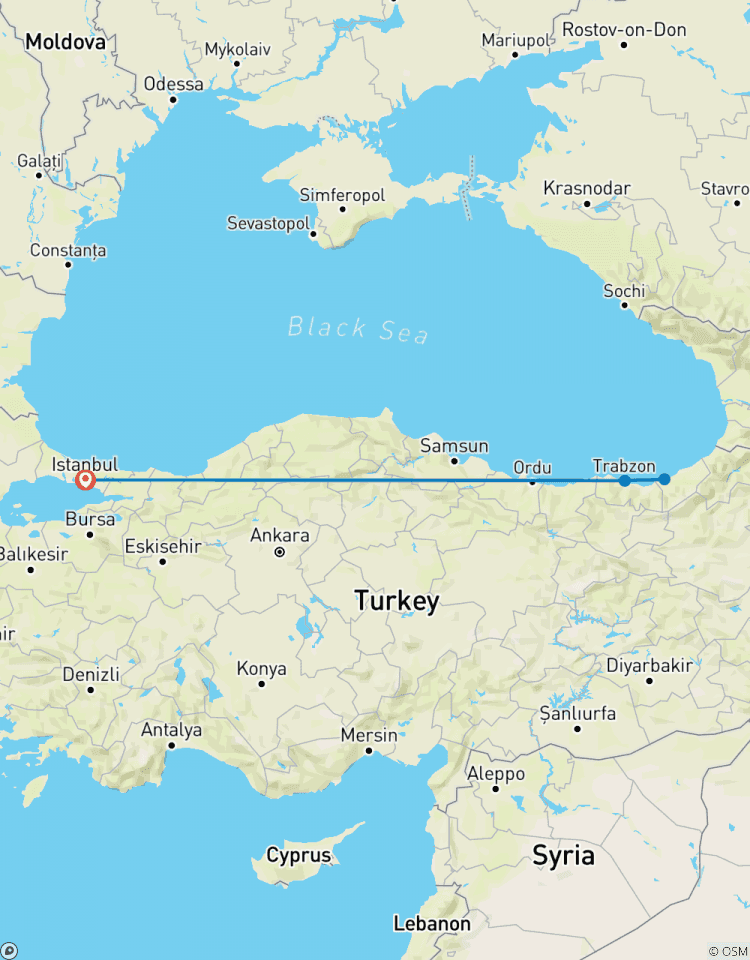 Istanbul To Black Sea Private 4 Day Tour Tour