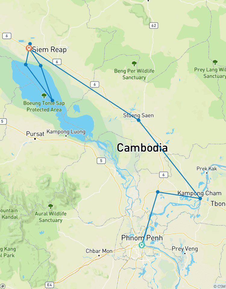 Expérience au Cambodge circuit