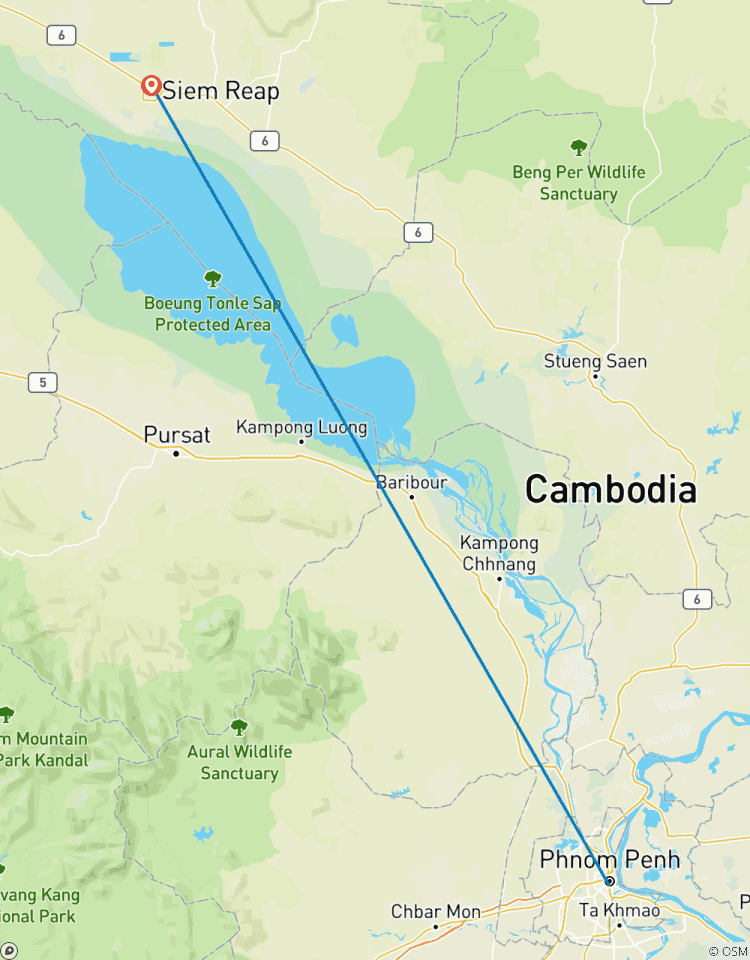 Le Cambodge en un coup d\'œil circuit