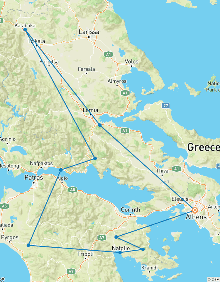Saveurs de la Grèce circuit