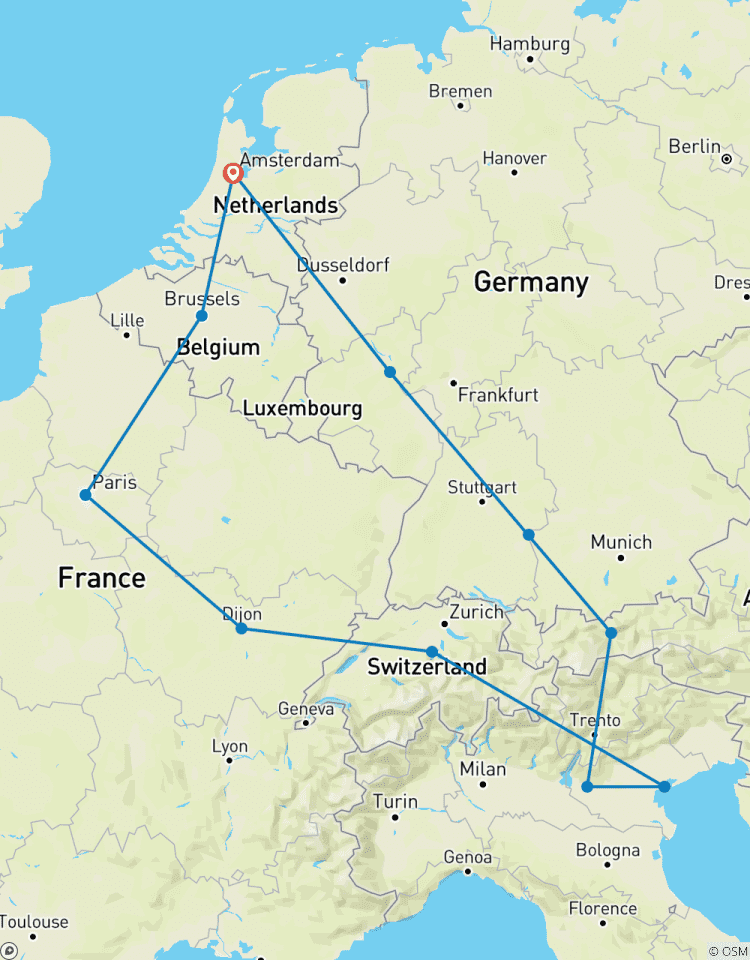 Europäische Vistas Rundreise