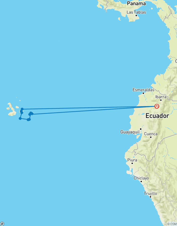 Coup d\'œil sur les Galápagos : Îles du Sud - Grand Daphné circuit