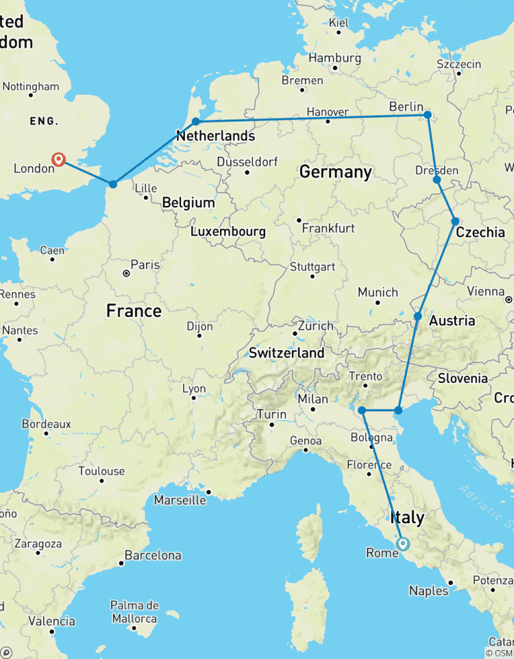 Rome to London Quest (Standard, Summer (jusqu\'à mars \'27), Classic) circuit
