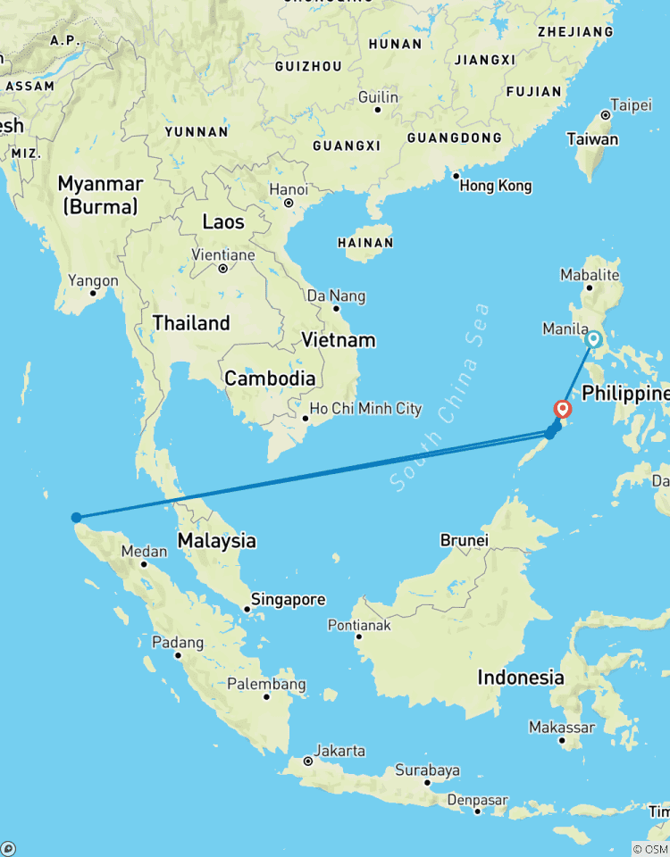 Philippines Palawan Island Getaway Tour
