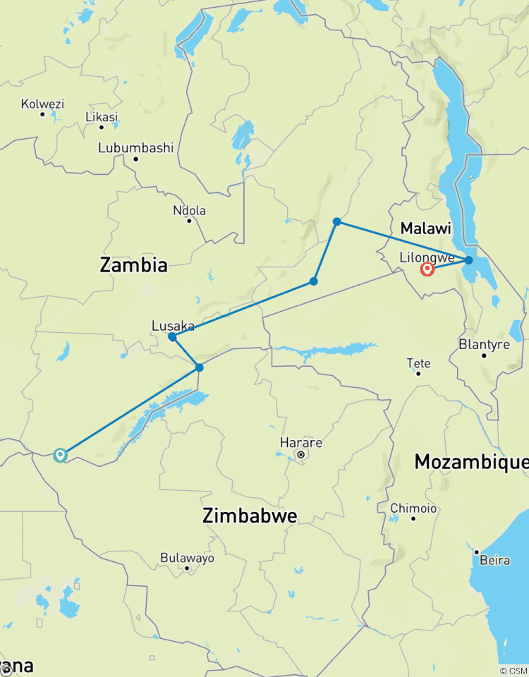 Zambia & Malawi Trail Tour
