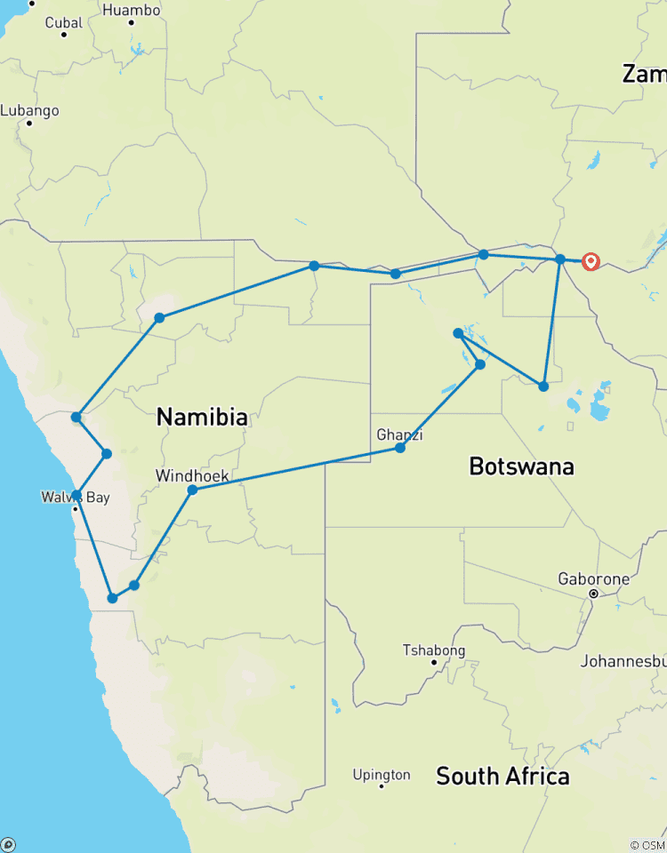 Namibië Botswana Woestijn & Delta-rondreis