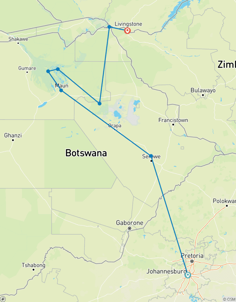 Circuito Parques salvajes de Botsuana