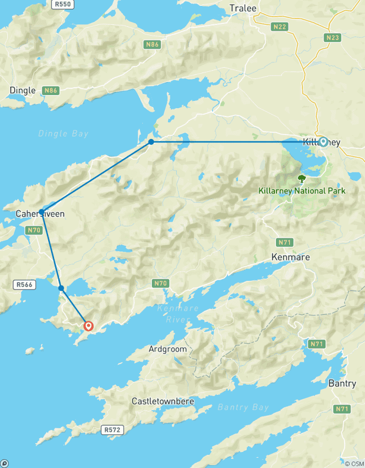 The Kerry Way - Self Guided Ireland 8 Day Tour