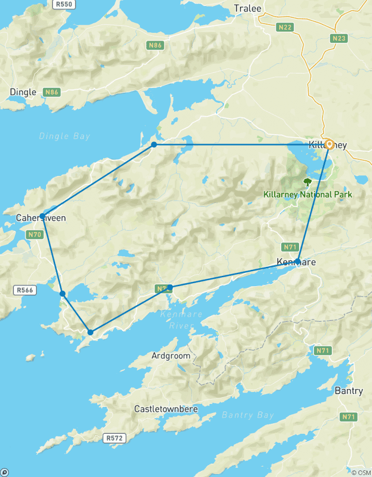 The Kerry Way - Self Guided Ireland 11 Day Tour