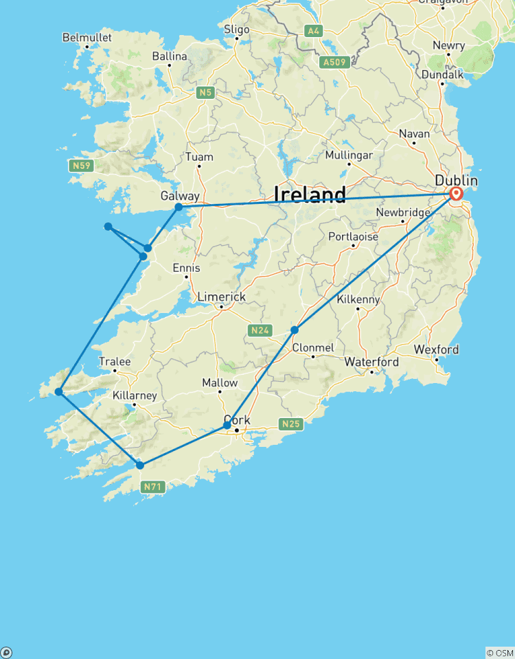 The Wild Atlantic Way Tour Ireland Tour
