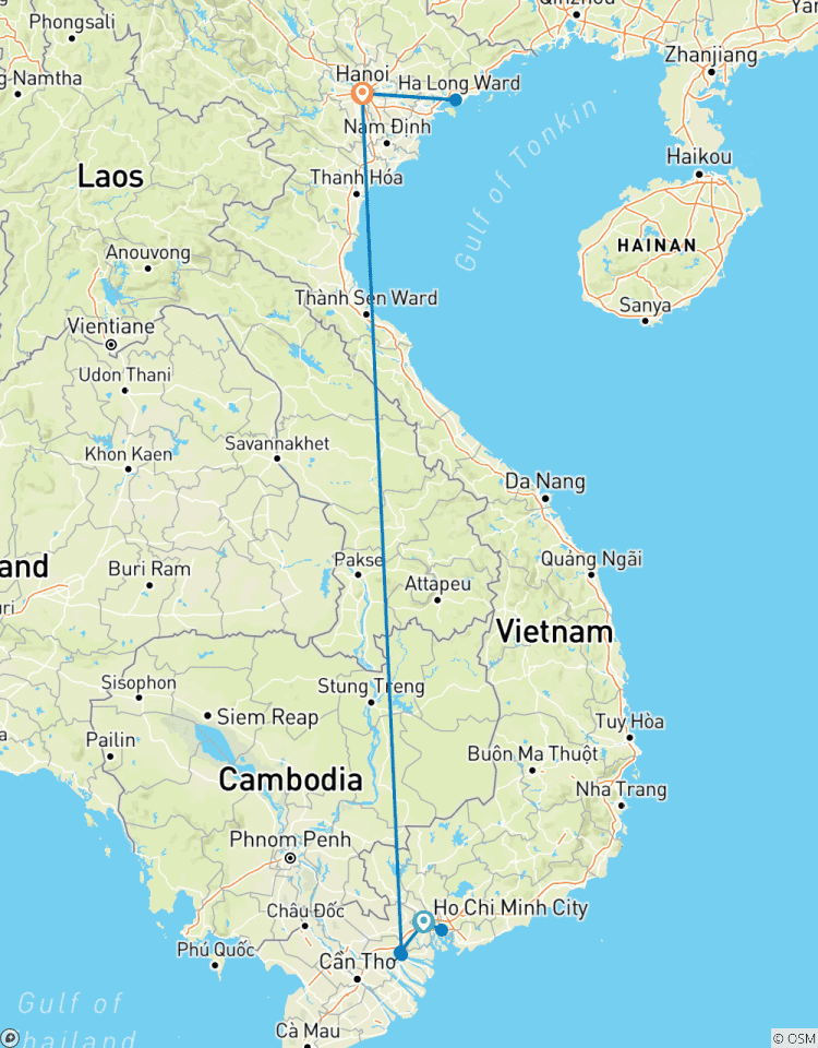 Sud et Nord du Vietnam 6 jours circuit