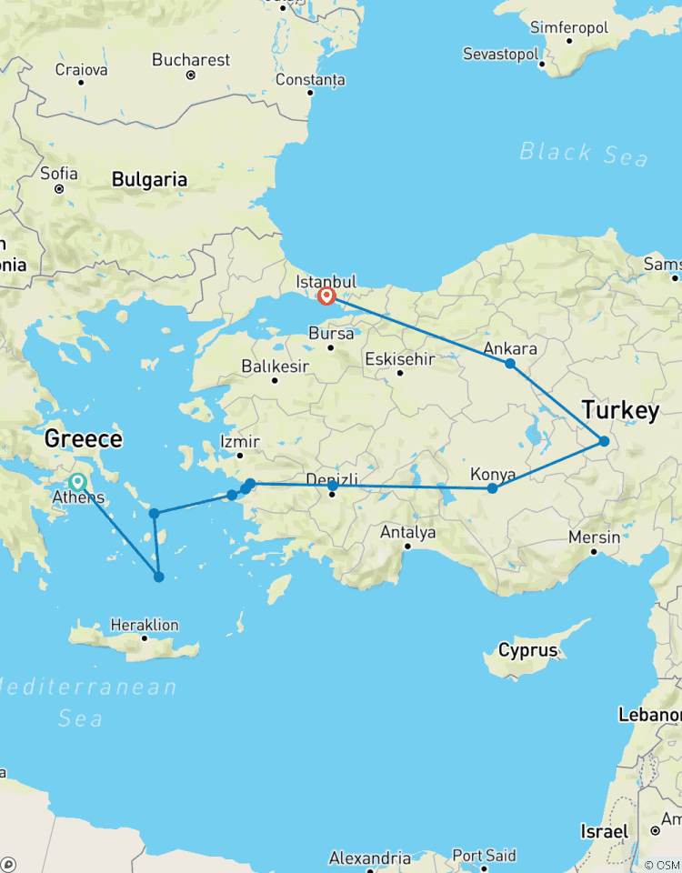 Turquie classique et îles grecques circuit