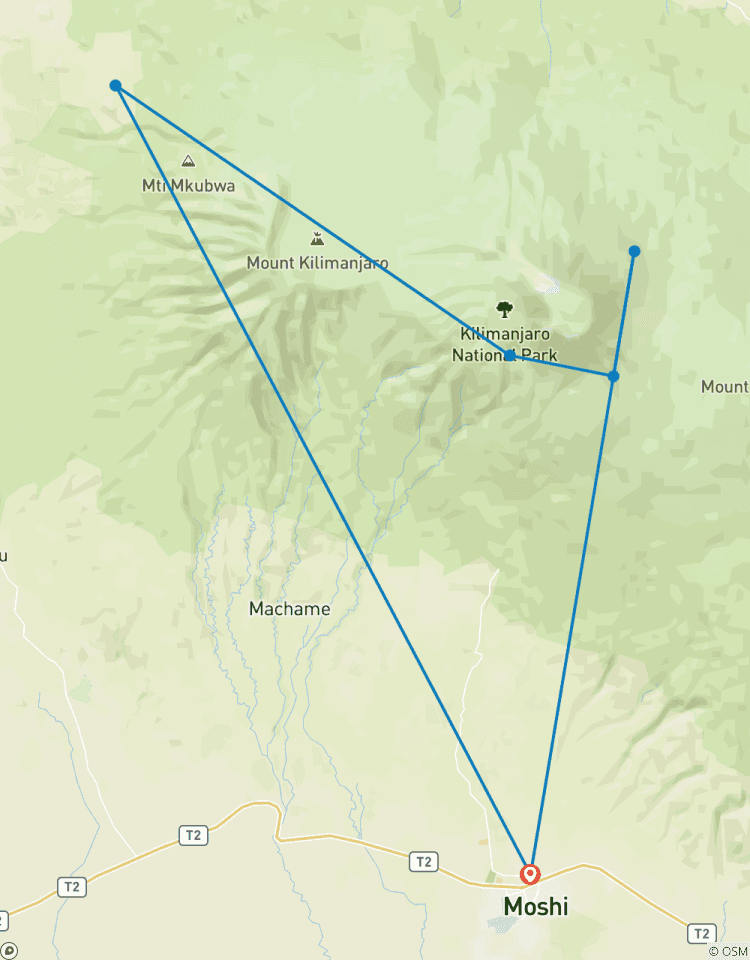 Kilimandjaro - Route du Lemosho circuit