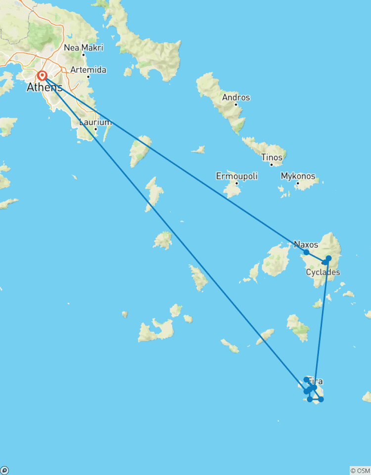 Aventure multi- activités dans les îles Cyclades circuit