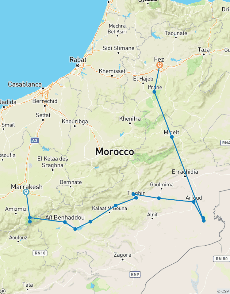 Voyage combiné 6 jours circuit
