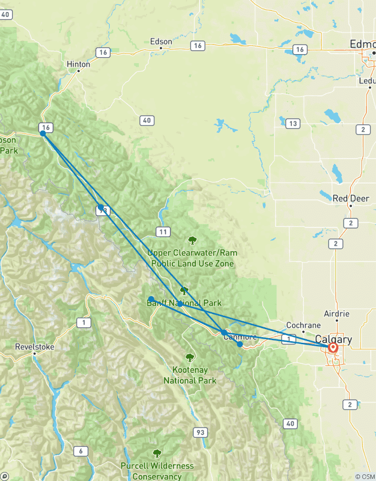 Canada\'s Rockies (7 Days) Tour