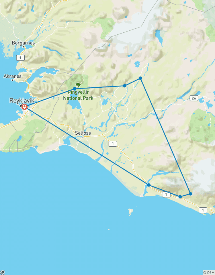 Iceland Northern Lights & Golden Circle Tour