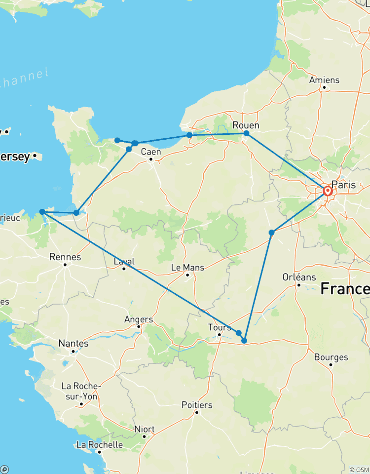 Schätze Frankreichs Inklusive Normandie Rundreise