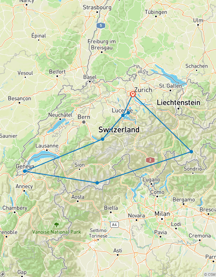 Contrasts of Switzerland Tour