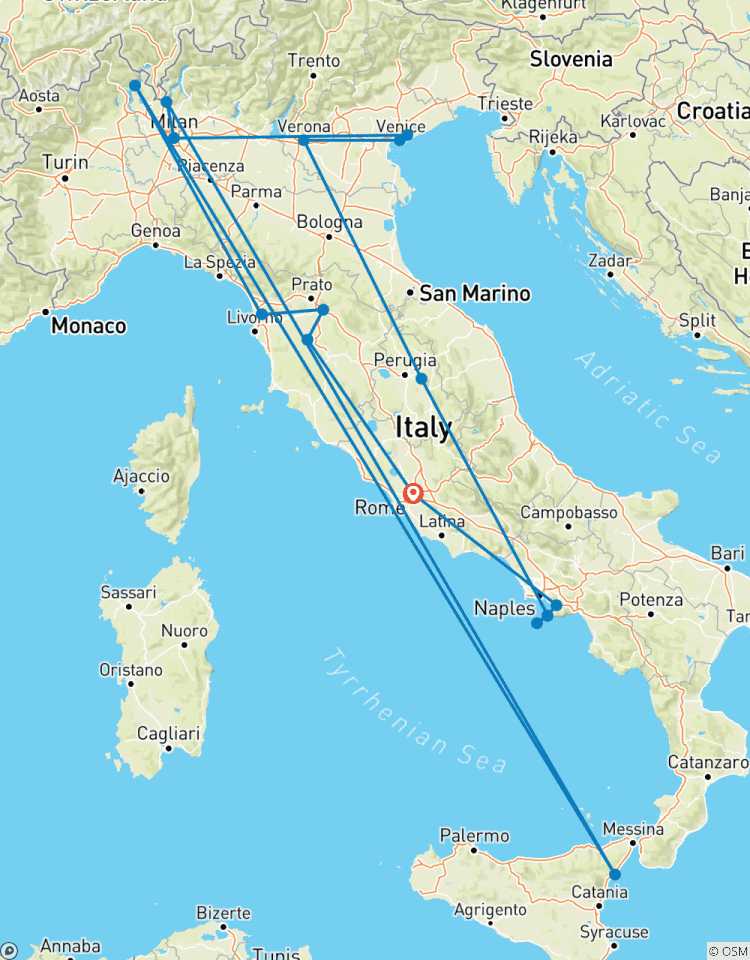 Circuito Lo Mejor de Italia (Verano)