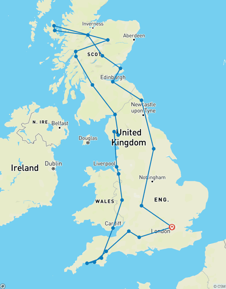 Circuito Lo mejor de Gran Bretaña (Pernoctaciones en Londres)