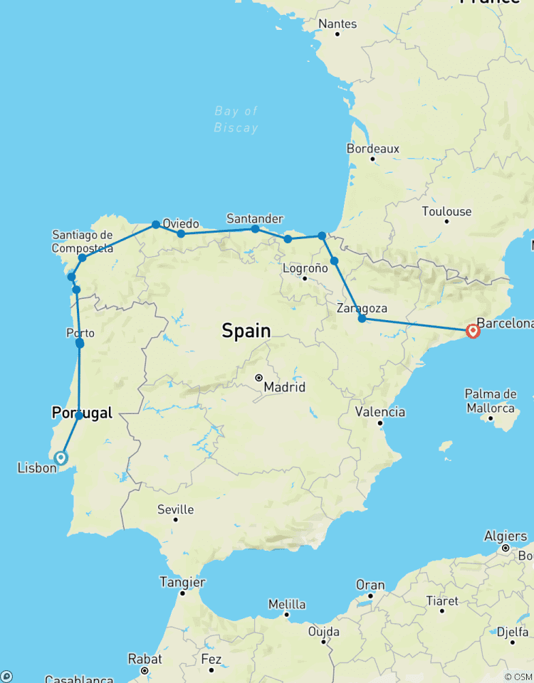Lisbon & Northern Spain Tour