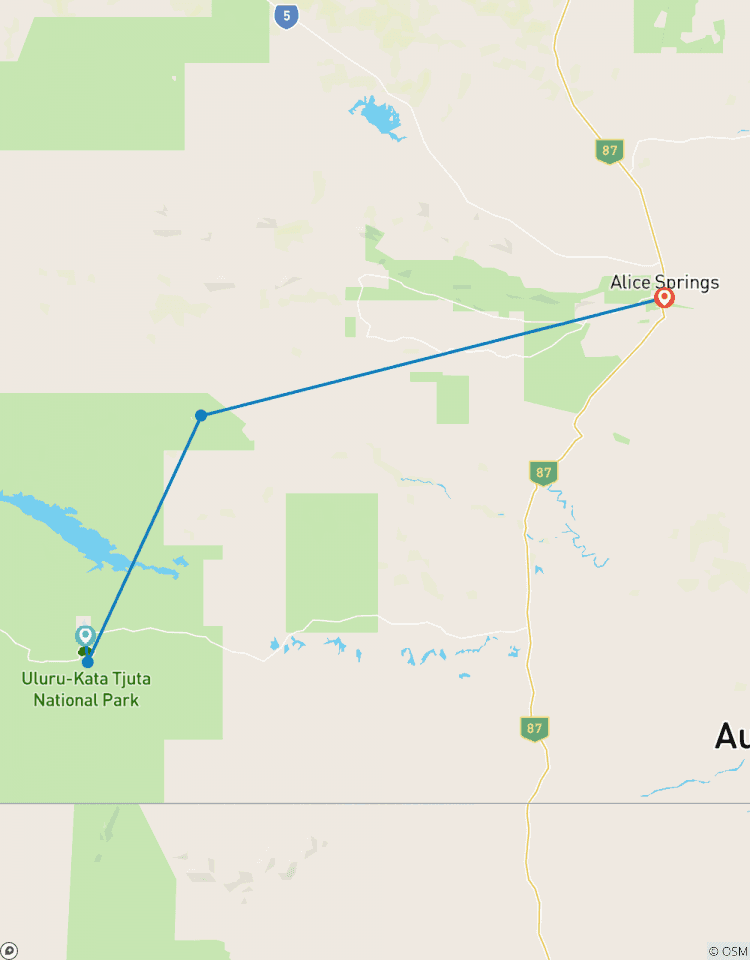 Uluru Tour with Kata Tjuta & Kings Canyon - Eco Tent (Yulara to Alice Springs) Tour