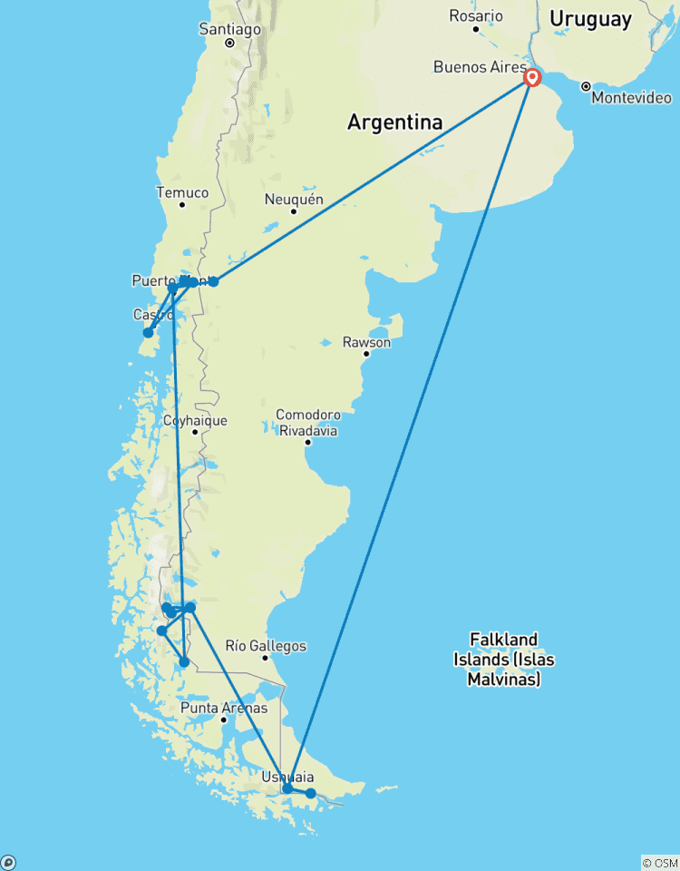 Journeys: Entdecke Patagonien National Geographic Rundreise