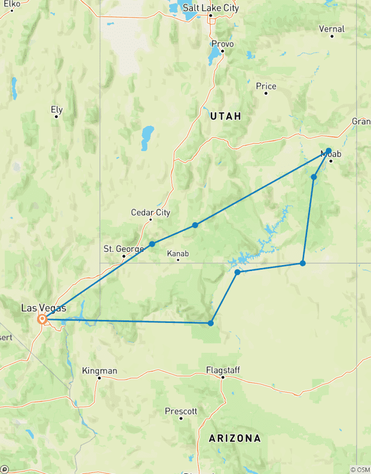 Grand Canyon & südwest Nationalpark Rundreise - 7 Tage Rundreise
