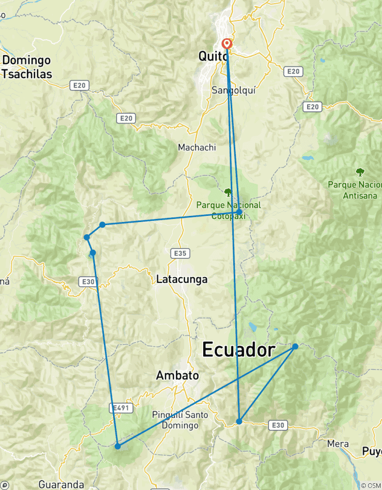 Circuito Ecuador excursionismo La Avenida de los volcanes