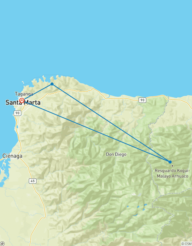 Hidden Colombia - Explore Santa Marta, Tayrona National Park and Trek to \'The Lost City\' Tour