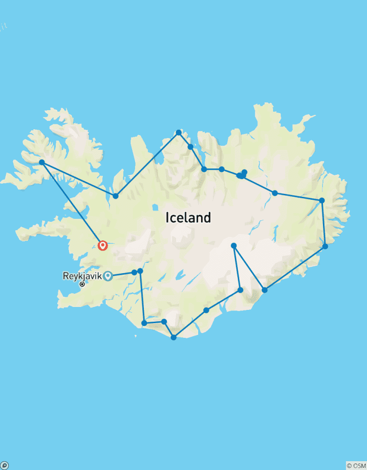Aventure autour de l\'Islande - 6 jours circuit