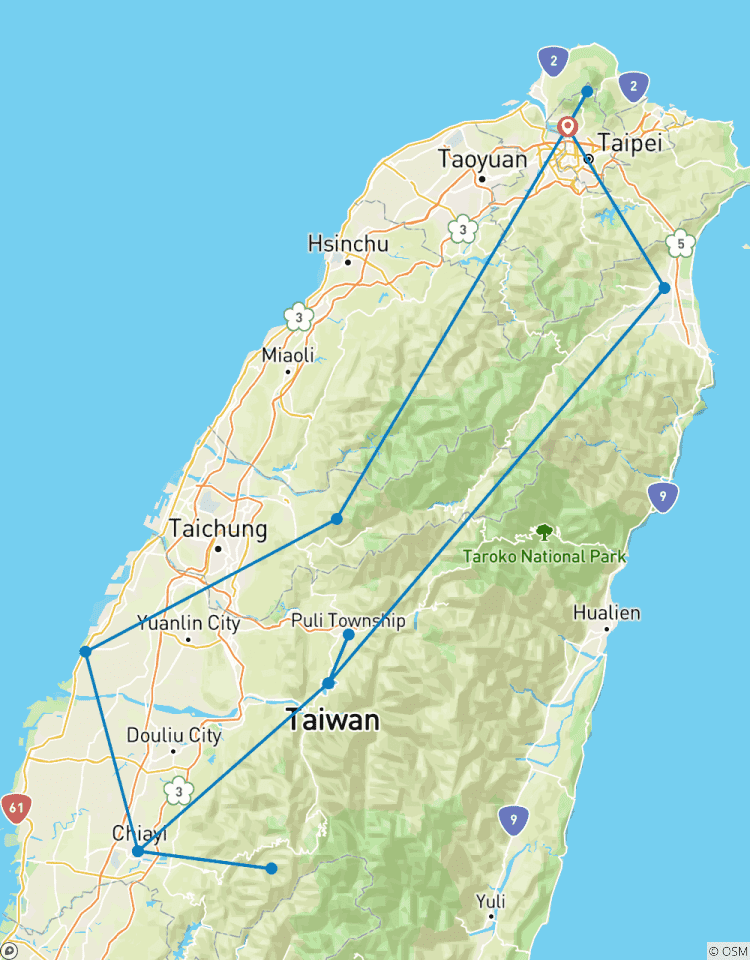 Taiwan Entdeckungsreise Rundreise