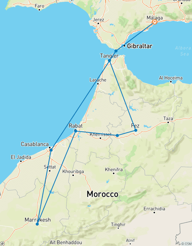 Circuit de 5 jours au Maroc, Villes Impériales Express circuit
