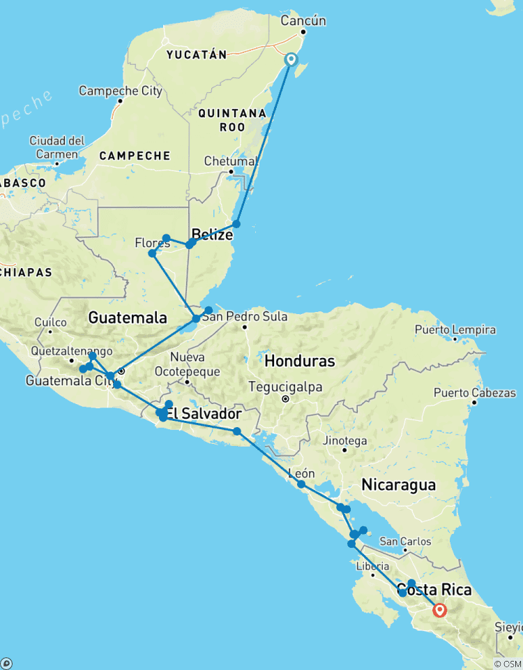 Circuito México épico a Costa Rica