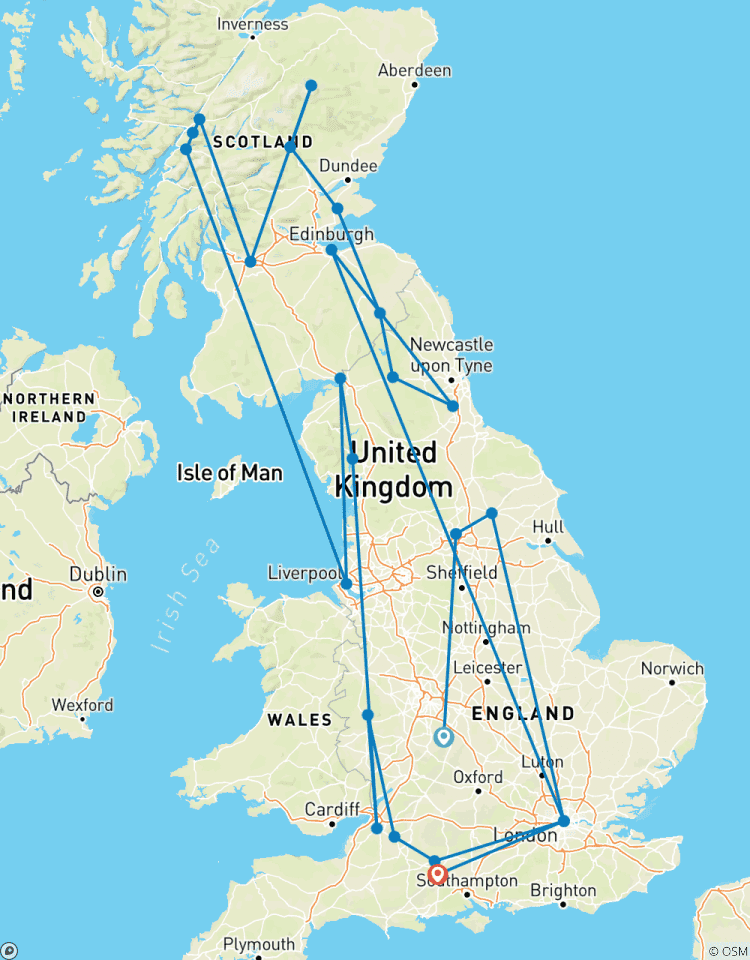 Amazing Britain (Geen overnachtingen in Londen)-rondreis