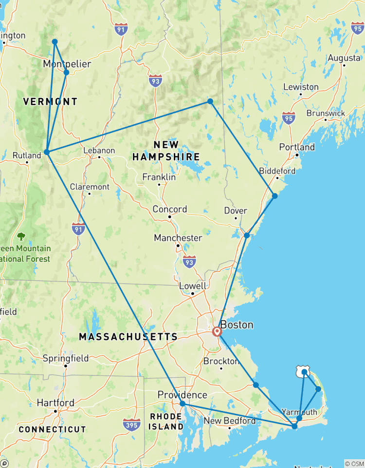 Fall Colours of New England Tour