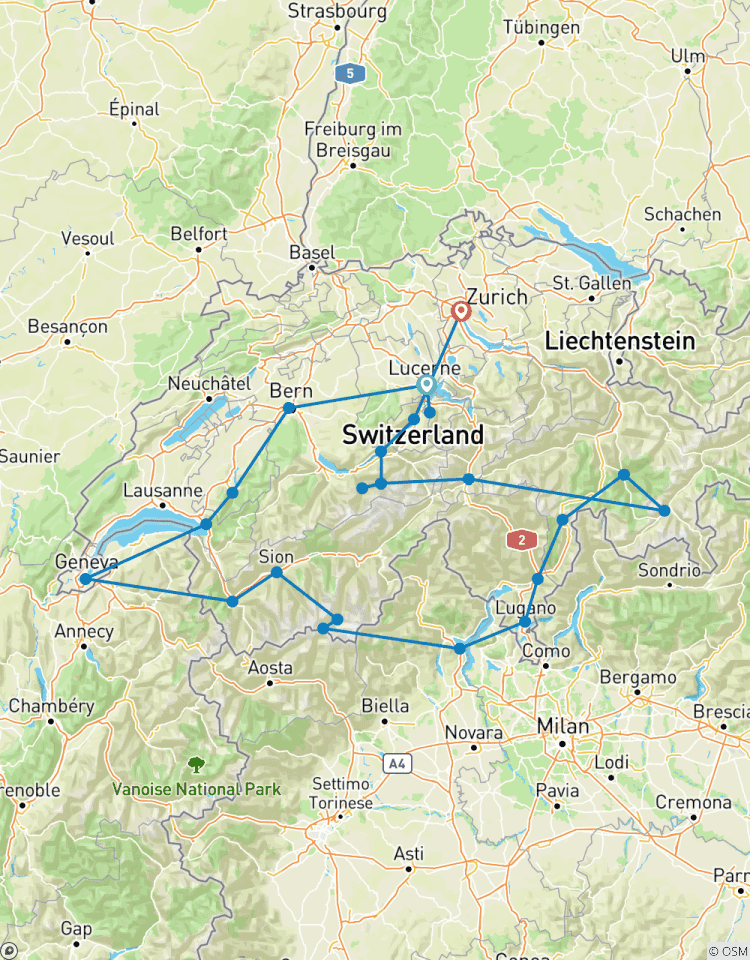 Country Roads of Switzerland (Classic) Tour