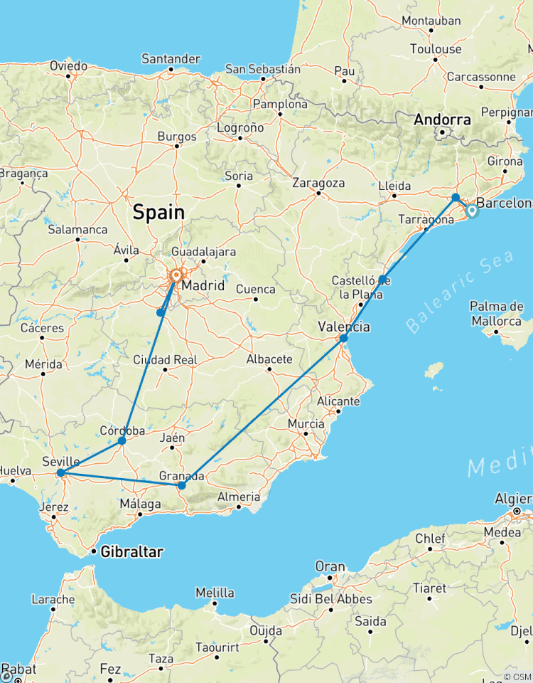 Highlights of Spain (Classic) Tour