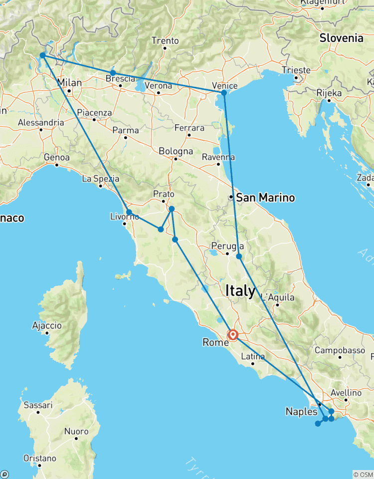 Circuito Escapada italiana (Clásico)