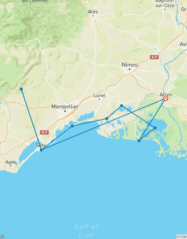 Ein Geschmack des Mittelmeers: Kreuzfahrt durch das Herz der Provence und die Camargue-Region Rundreise