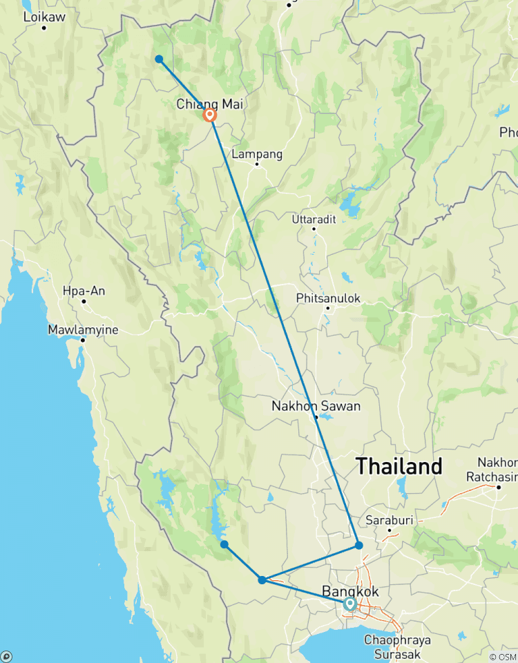Aventure dans le nord de la Thaïlande circuit